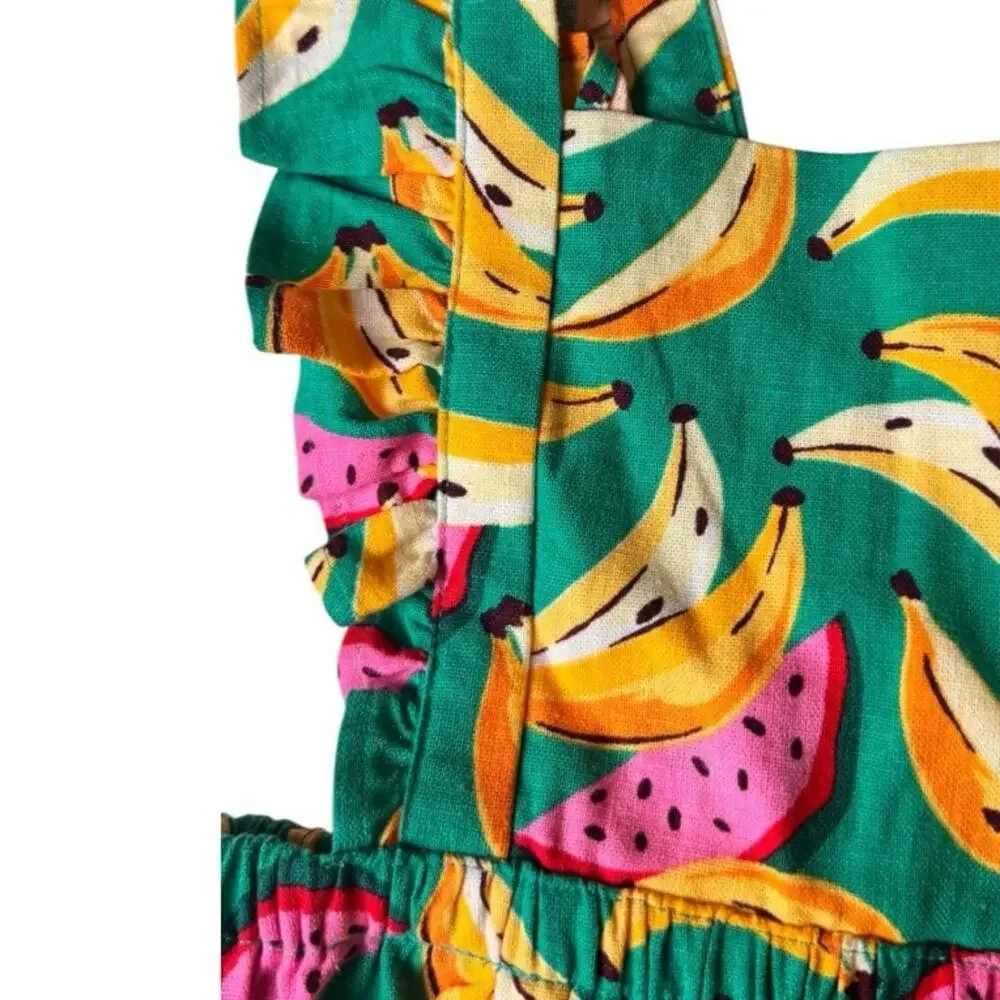 Old Navy Summer Seasonal Toddler Beach Tropical Printed Romper Sz 18-24 M NWT